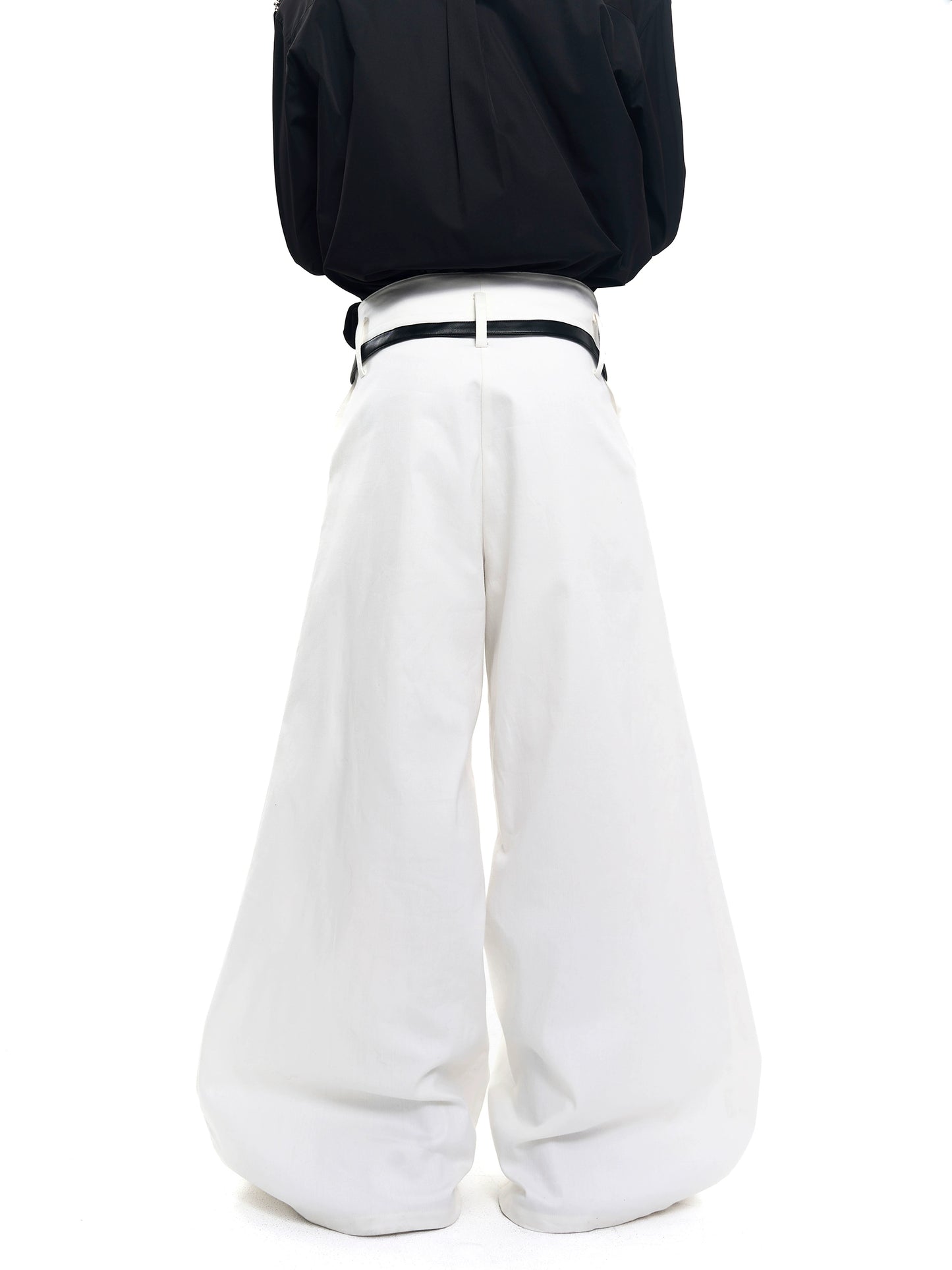 Simple Wide Leg Trousers WN20377