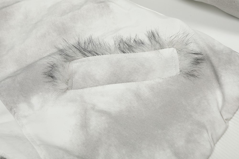 Fake Fur Trim Short Puffer Jacket WN27935