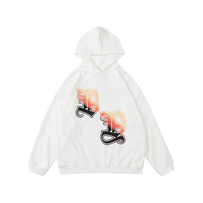 Gradient Print Heavyweight Hoodie WN12583