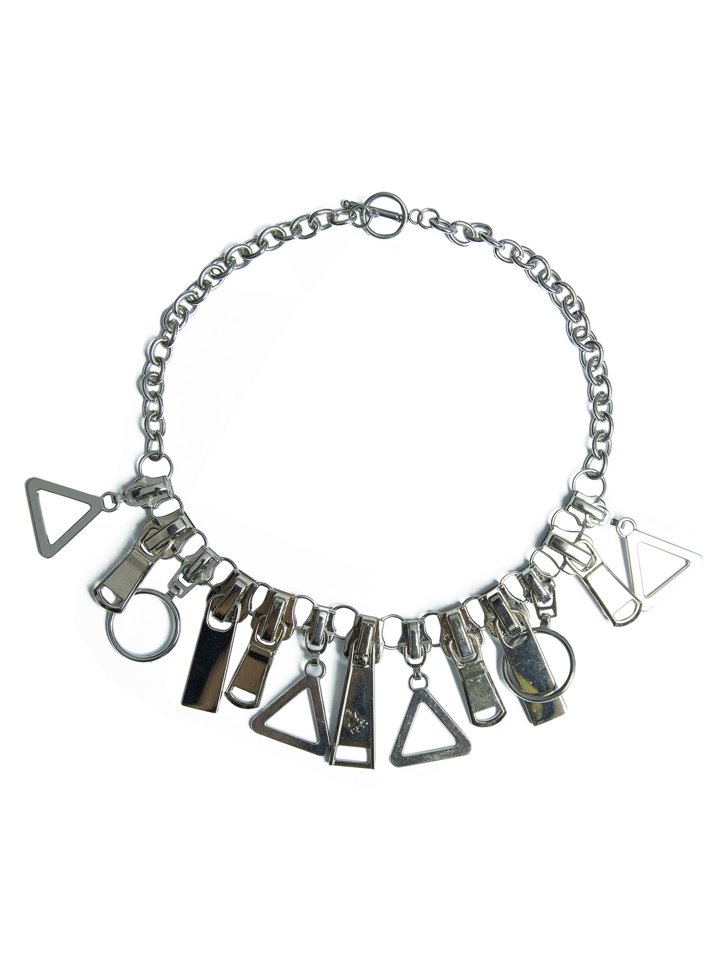 Zipper Charm Chain Necklace WN21118