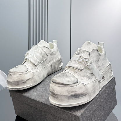 Platform Square Toe Buckle Strap Sneakers WN24833