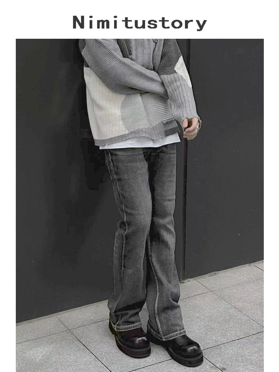 Round Toe Chunky Sole Leather Derby Shoes WN20600