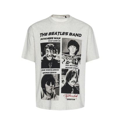 Portrait Print Short Sleeve T-Shirt WN25903