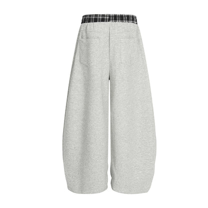 Dog Embroidery Wide Leg Sweatpants WN25812