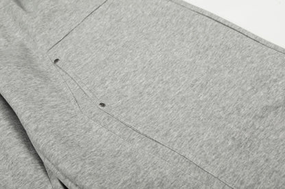 Deconstruction Irregular Curved Seam Wide Leg Sweatpants WN25834