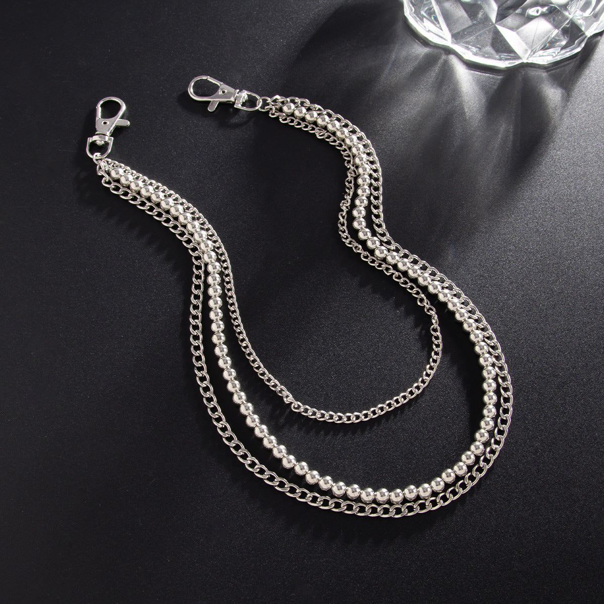 Beads Metal Pants Chain WN21067