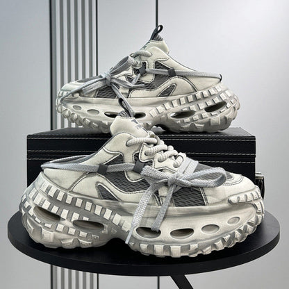 Mesh Thick Sole Dad Sneakers WN24747