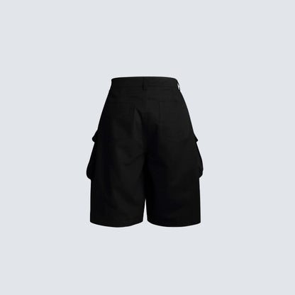 Graphic Cargo Pocket Half Pants WN27984