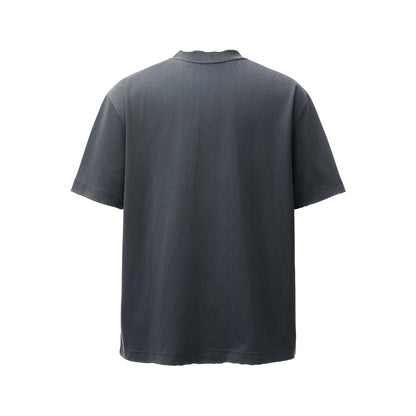 Portrait Letter Print Short Sleeve T-Shirt WN25517
