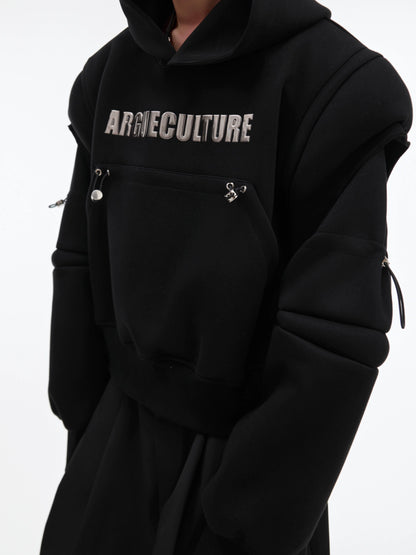 Oversize Three-dimensional Deconstruction Hoodie WN8020