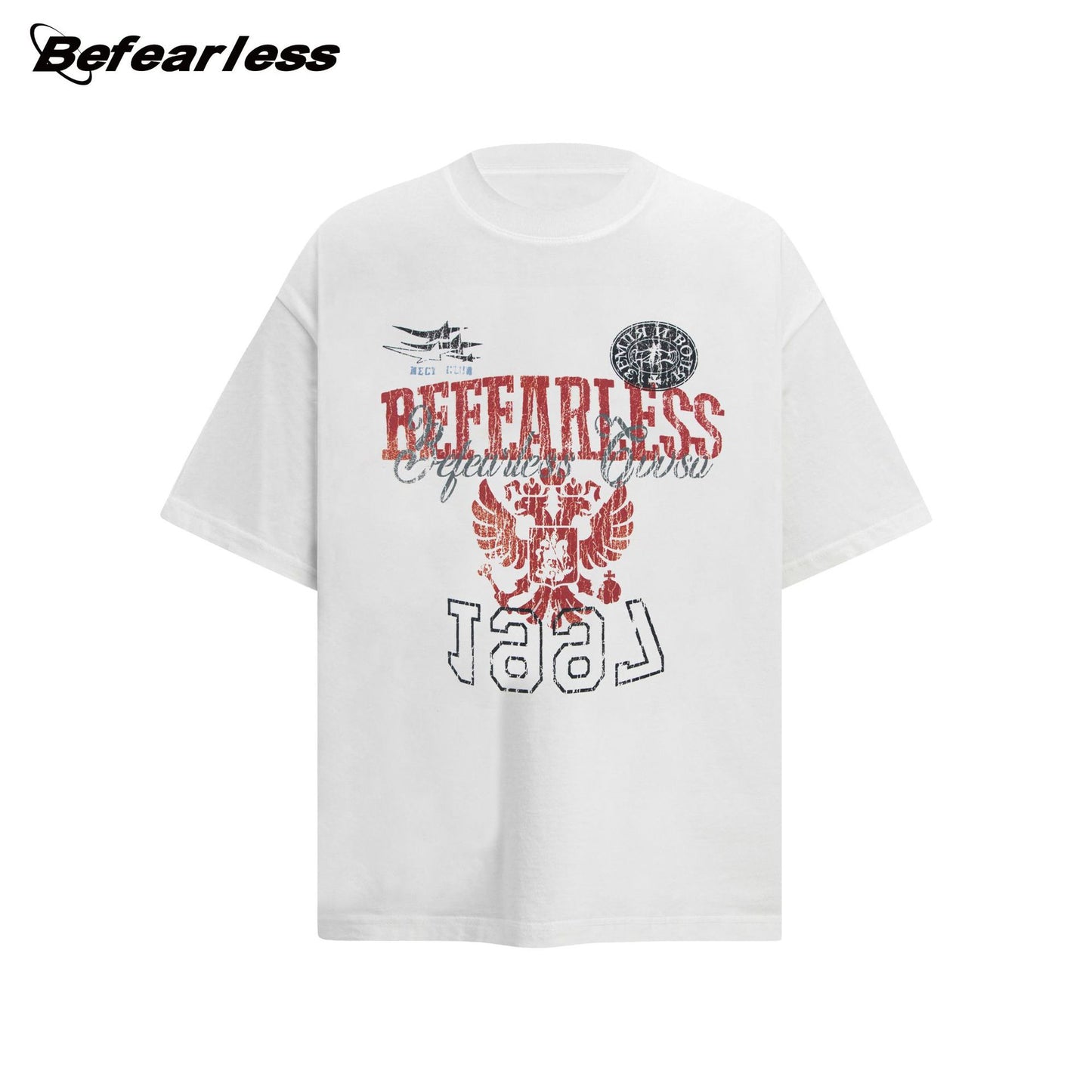 Washed Graphic Print Oversize Short Sleeve T-Shirt WN26305