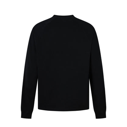 High-Neck Heavyweight Stripe Long Sleeve T-Shirt WN25629