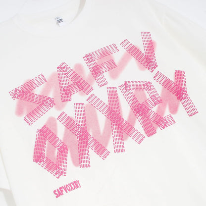 Foam Letter Print Short Sleeve T-Shirt WN25791