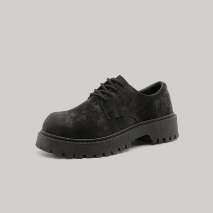 Matte Chunky Sole Lace-Up Shoes WN23444