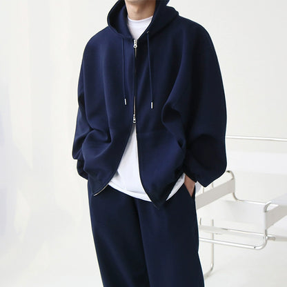 Double Zipper Oversize Hoodie & Sweatpants Setup WN6709