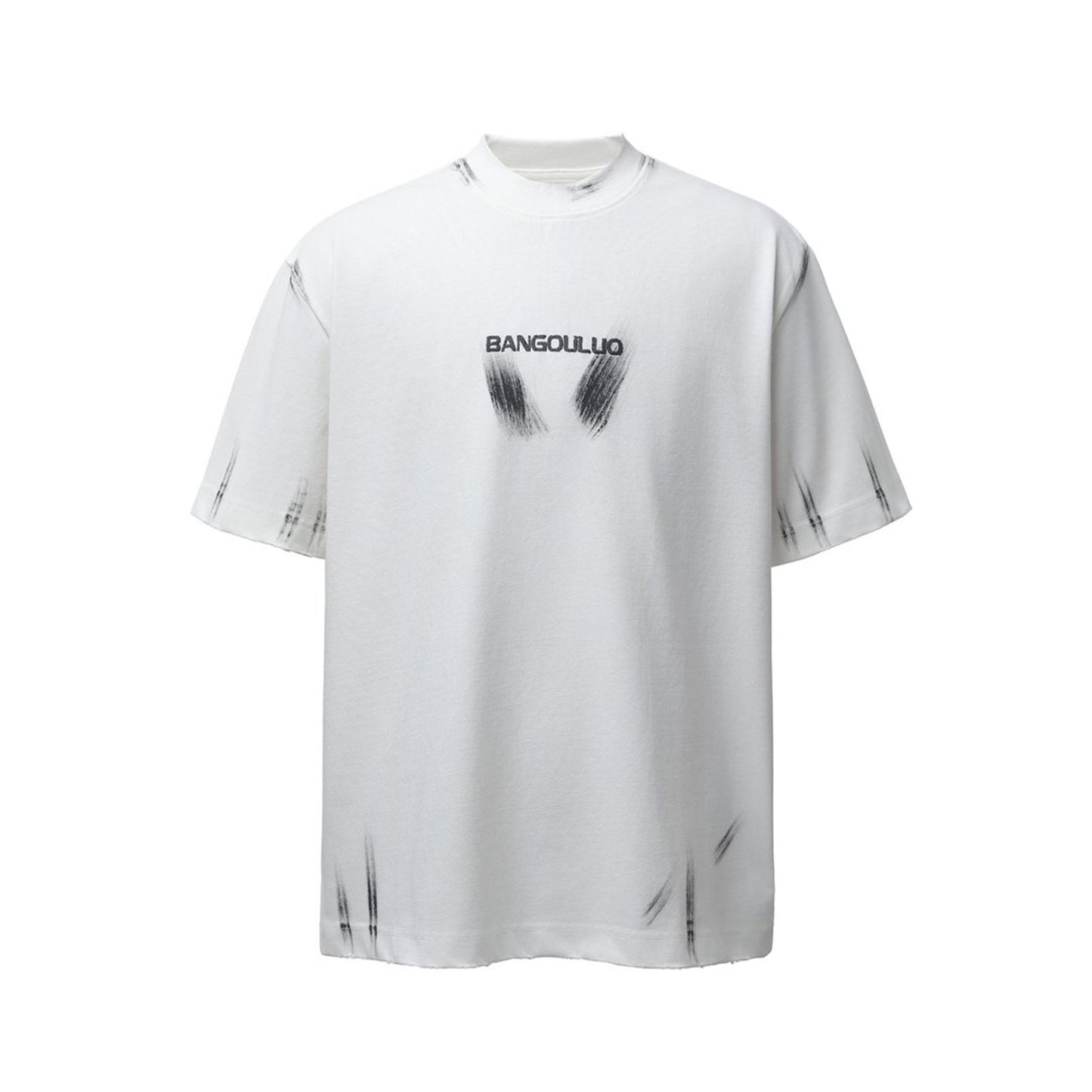 Paint Letter Short Sleeve T-Shirt WN26752
