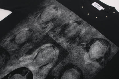 Portrait Studs Detail Short Sleeve T-Shirt WN25424