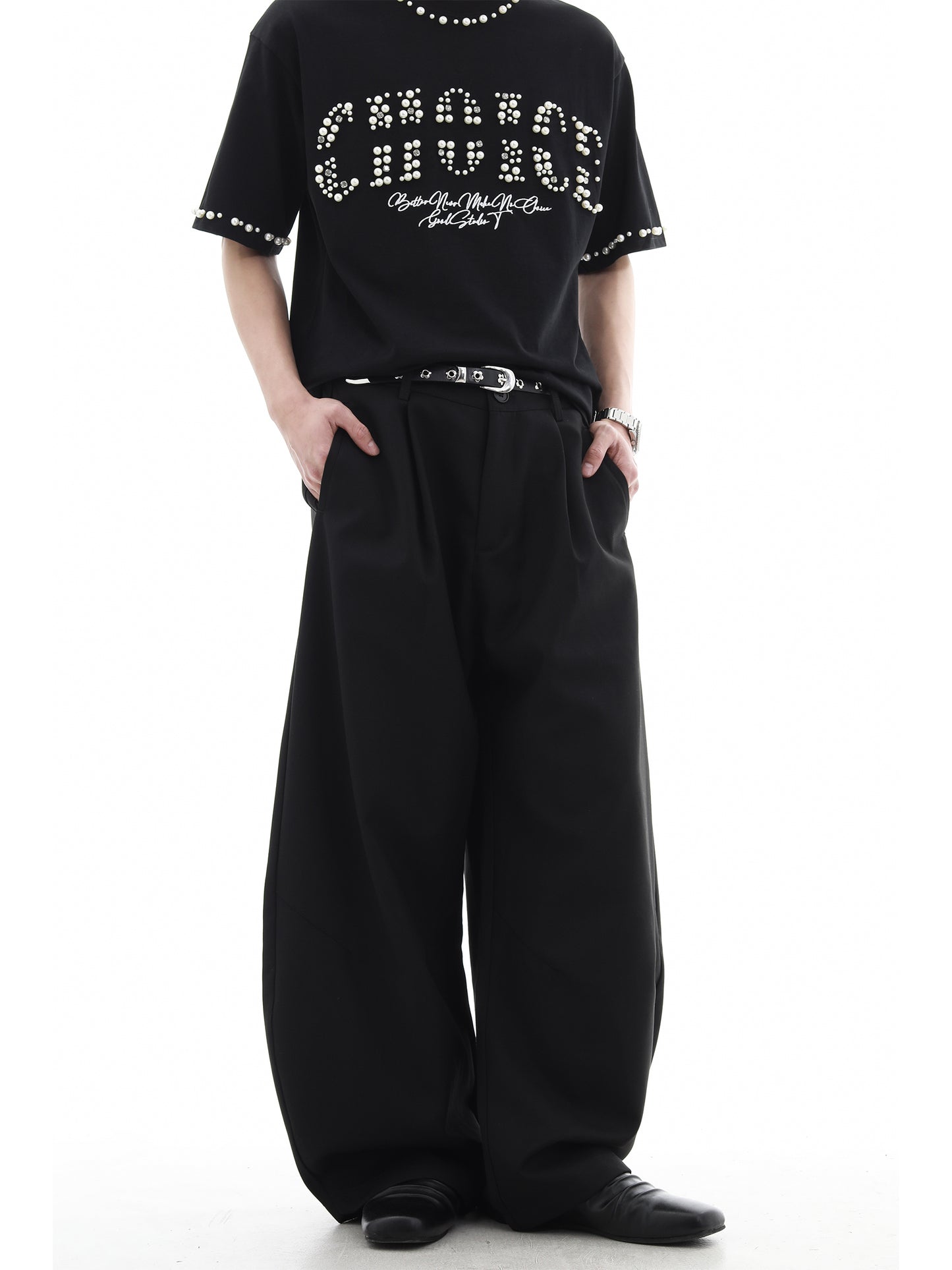 Draping Wide Leg Trousers WN15718