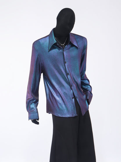 Gradient Design Long Sleeve Shirt WN23745
