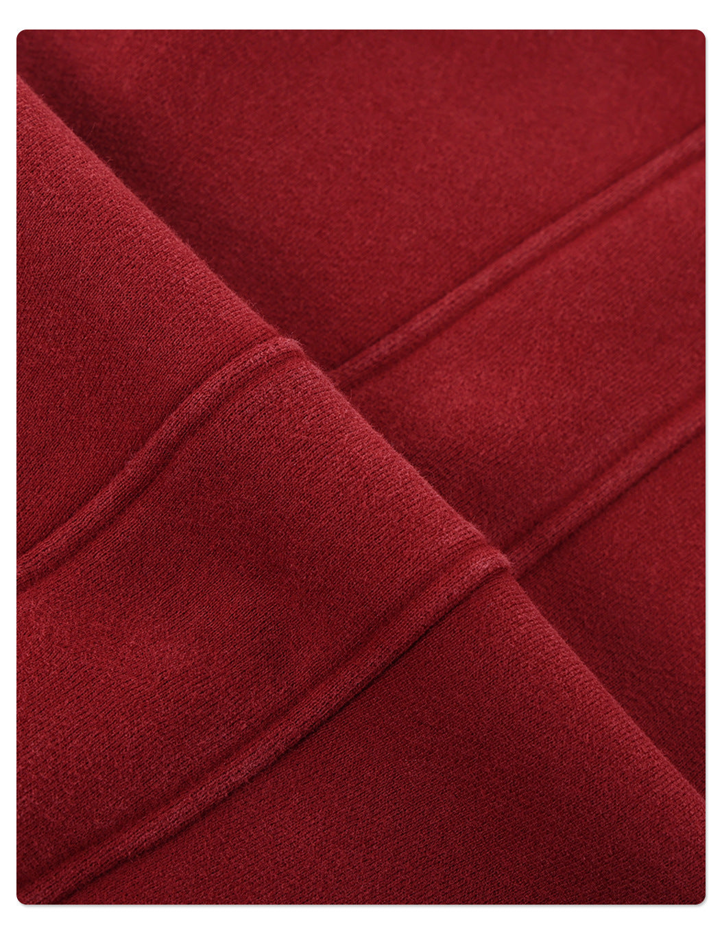 Fleece Lining Zip-Up Wax Dye Sweatpants WN23111-K