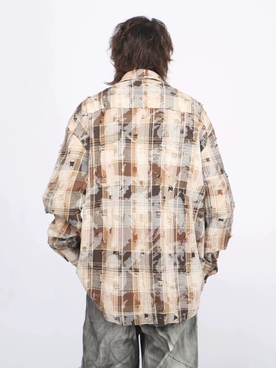 Checkered Long Sleeve Shirt WN8412