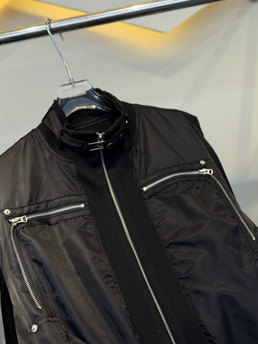 Stand Neck Lightweight Oversize Short Jacket WN27954