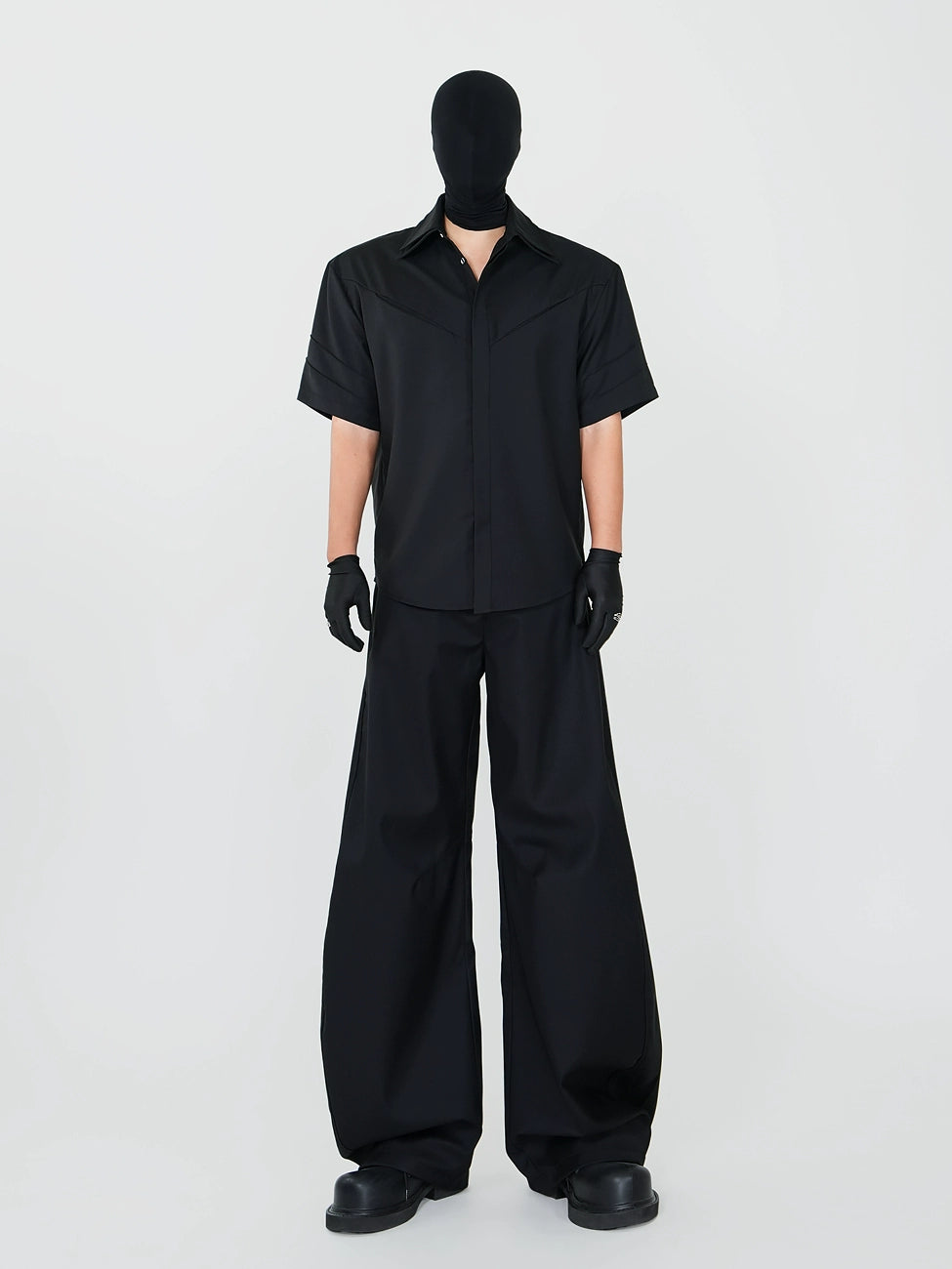 Double Collar Short Sleeve Shirt WN17452