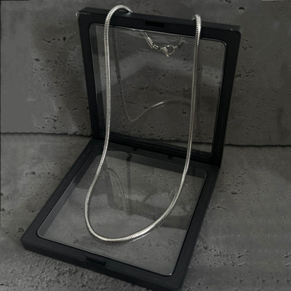 Snake Bone Titanium Steel Necklace WN19242
