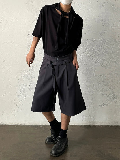 Simple Straight Half Pants WN20017