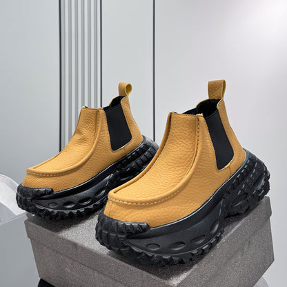 Thick-Sole Height-Increasing Chelsea Boots WN24774