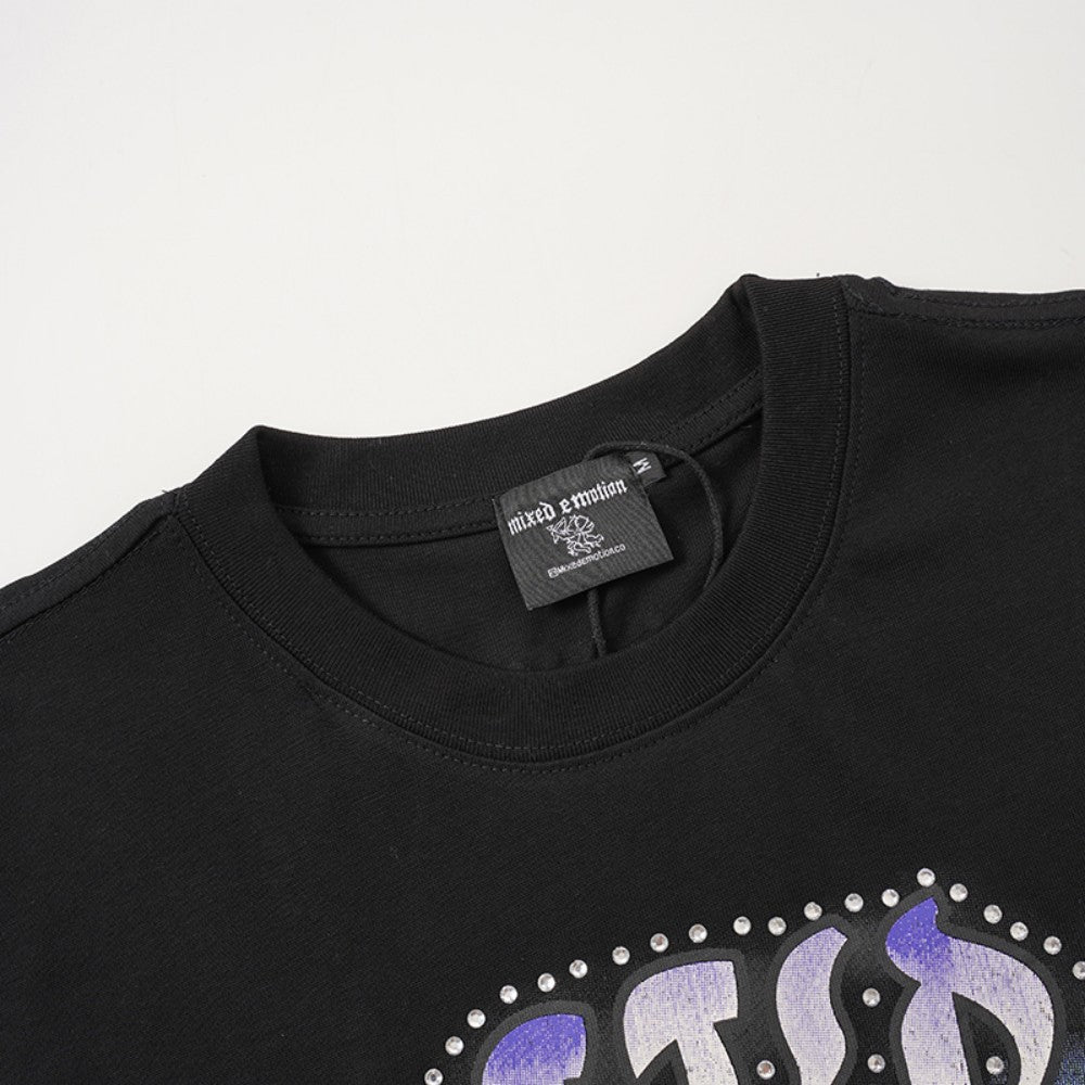 Art Graphic Print Short Sleeve T-Shirt WN28086