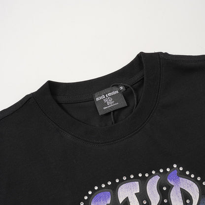 Art Graphic Print Short Sleeve T-Shirt WN28086