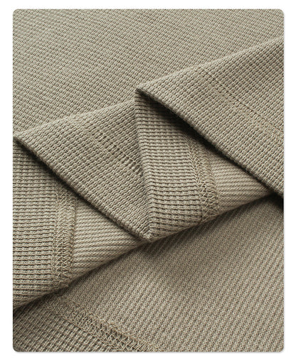 Oversize Waffle Long-sleeve T-shirt WN6601