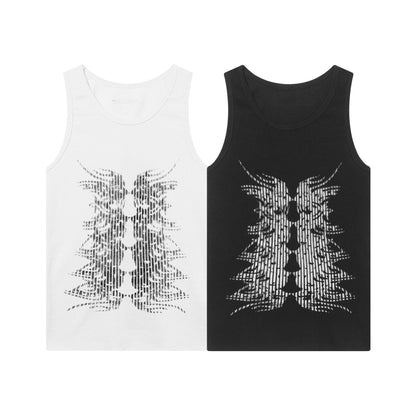 Graphic Design Print Sleeveless T-Shirt WN18583