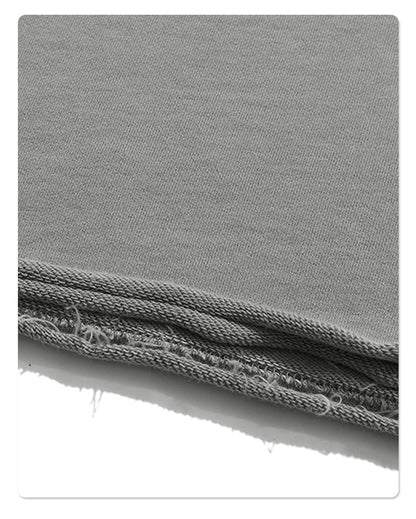 Washed Vintage Raw Edge Short Sweatpants WN6628