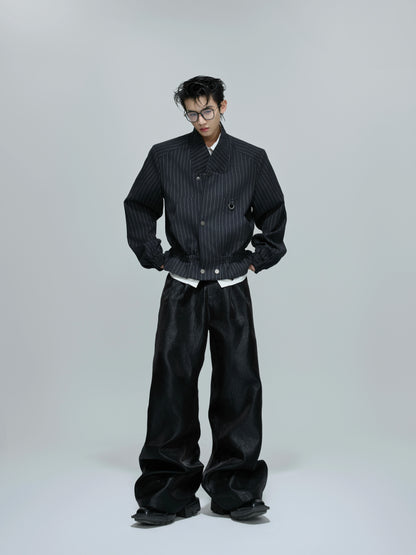 Structured Standing-Collar Jacket WN21694