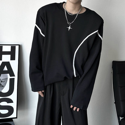 Shoulder Pad Long Sleeve T-Shirt  WN19335