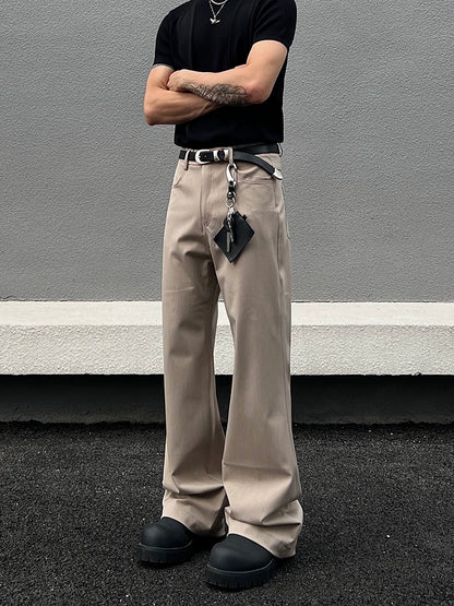 Minimal Draping Design Flare Pants WN19457