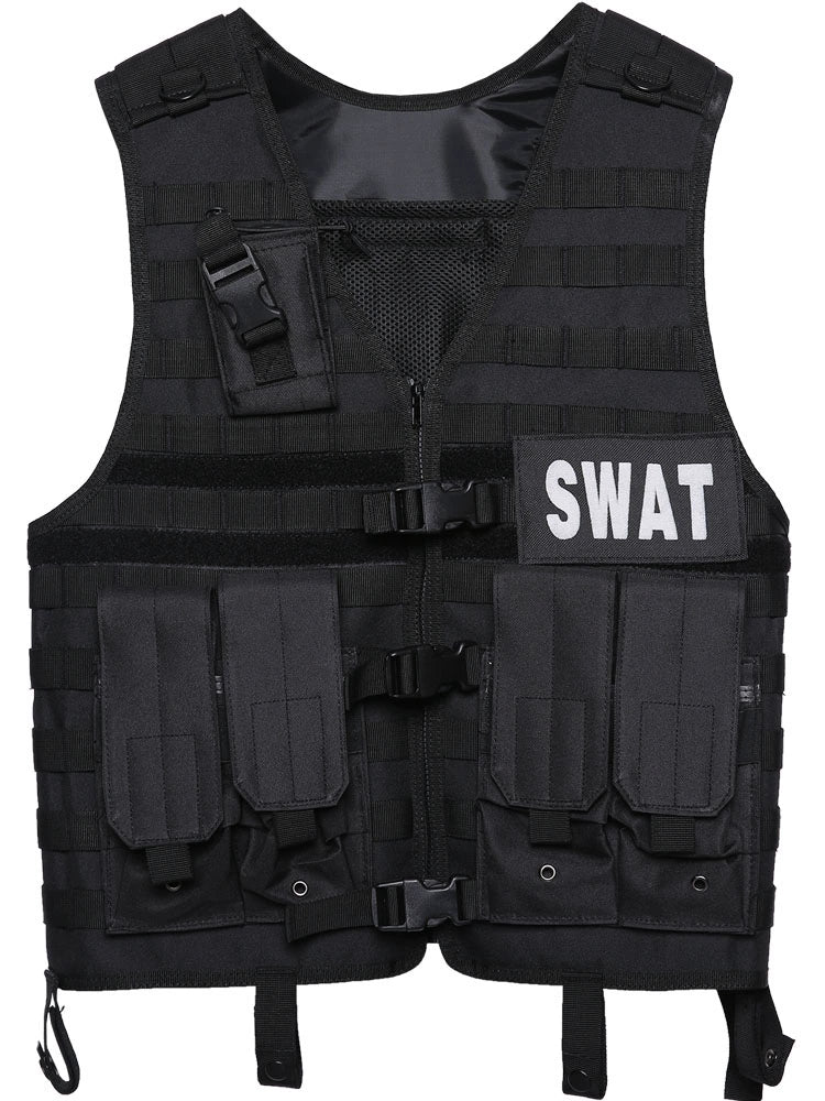 Sleeveless Large Pocket Tactical Jacket WN22299