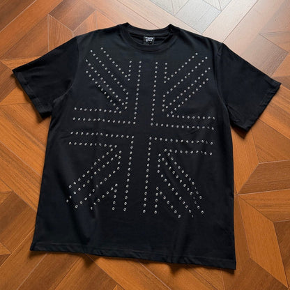 Studs Cross Short Sleeve T-Shirt WN25538