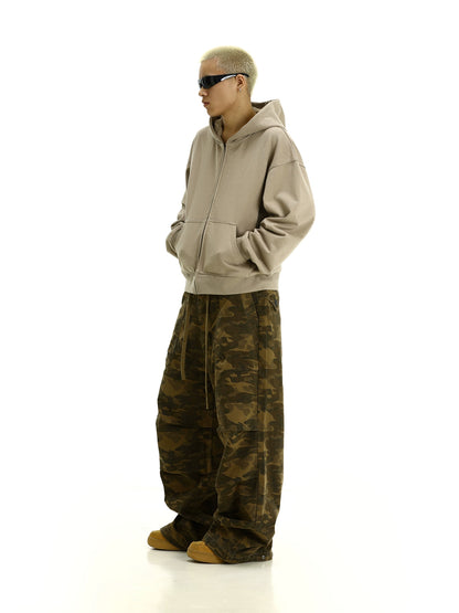 Wide Leg Straight Camouflage Pants WN9024