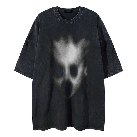 Oversize Graphic Print Short Sleeve T-Shirt WN16521