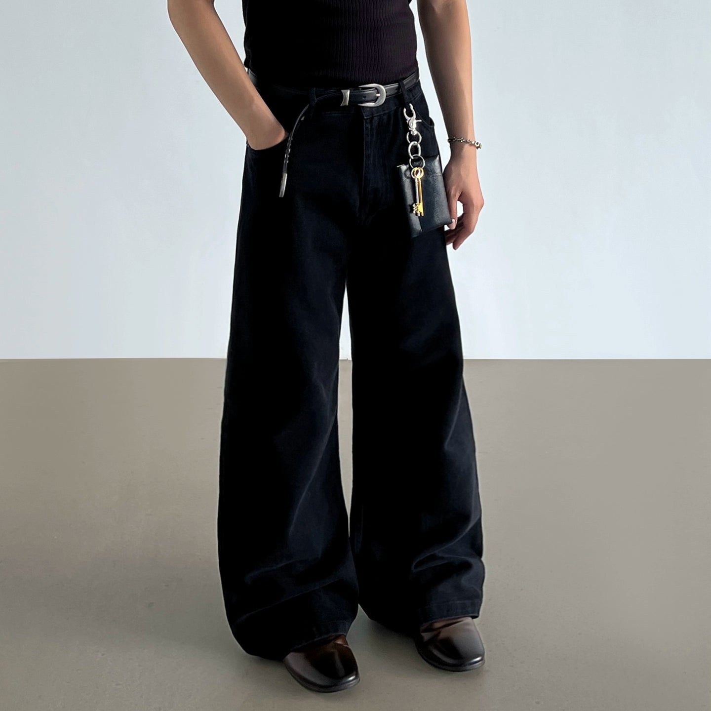 Baggy Flare Denim Jeans WN21420