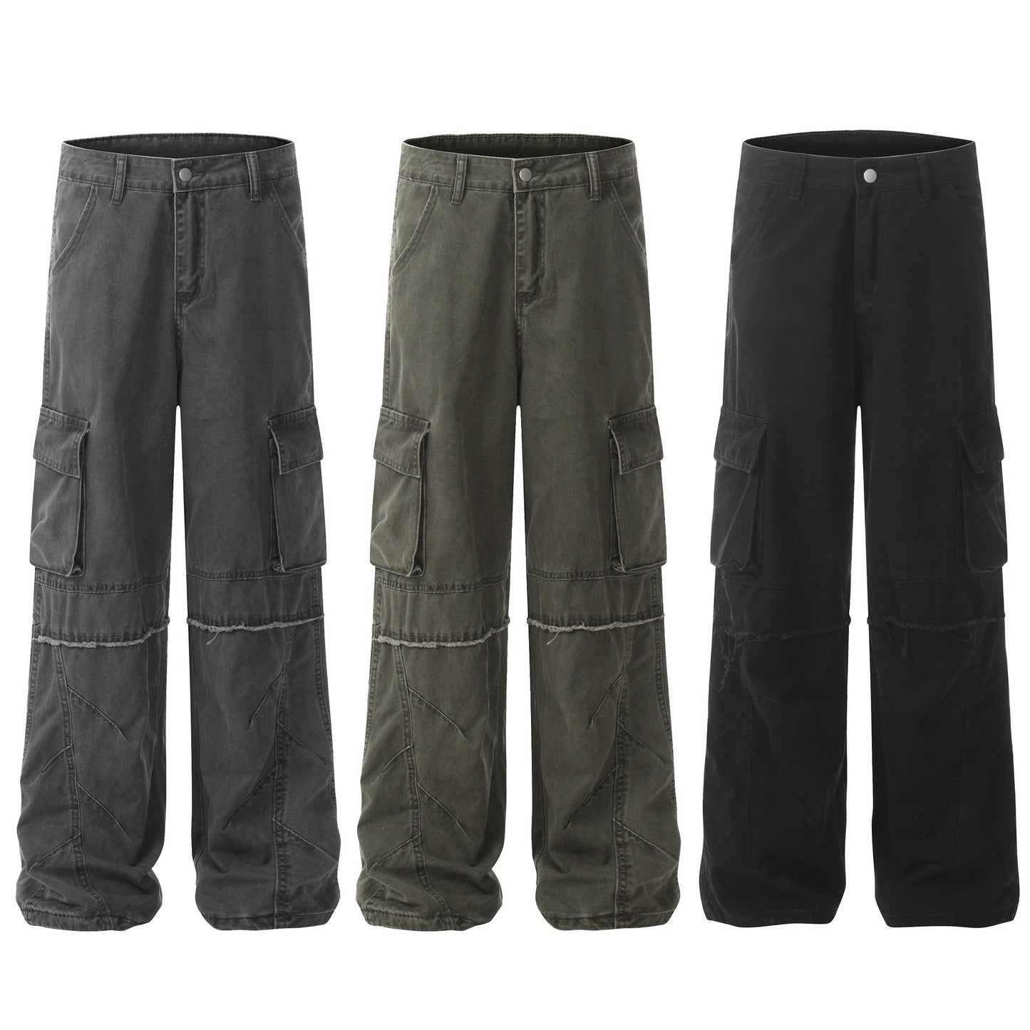 Multi-Pocket Cargo Pants WN11096