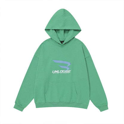 Embroidery Oversize Pullover Hoodie WN12464