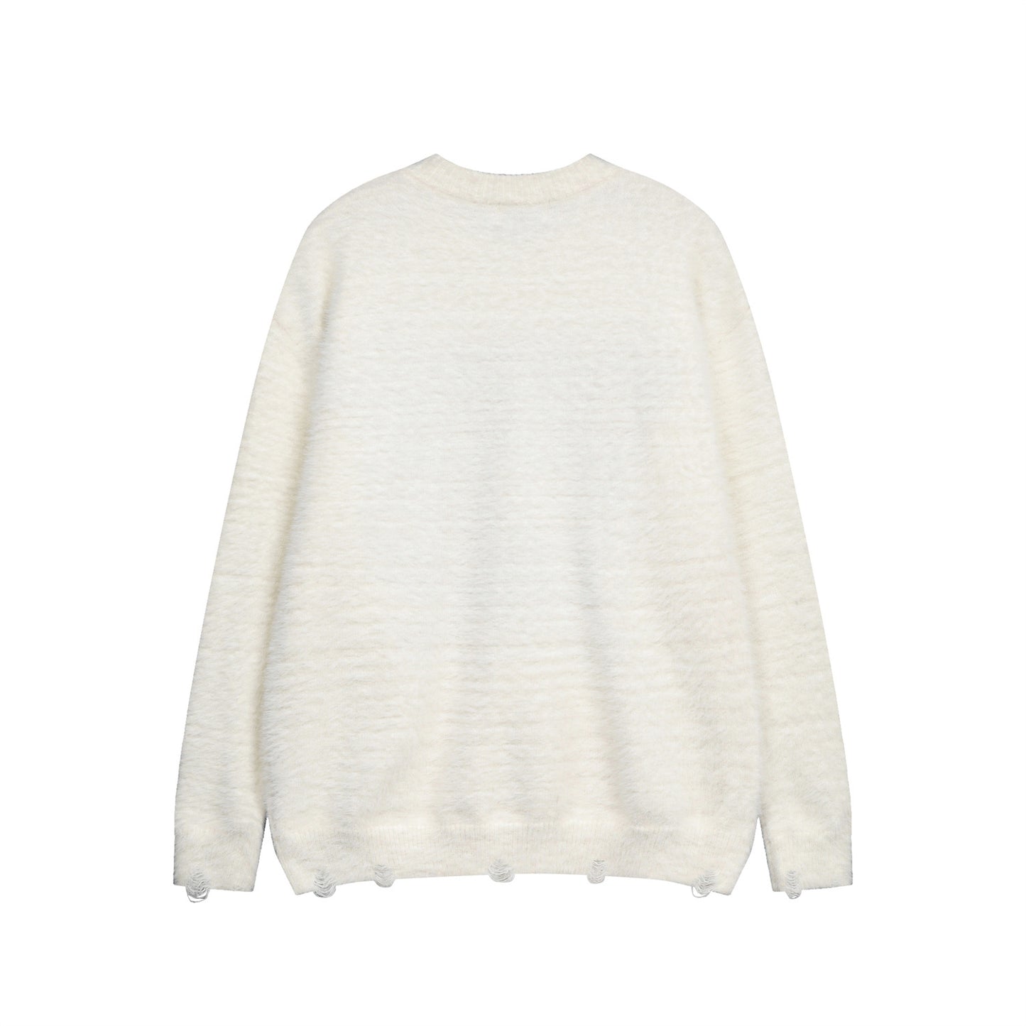 Butterfly Patchwork Embroidery Knit Sweater WN11539