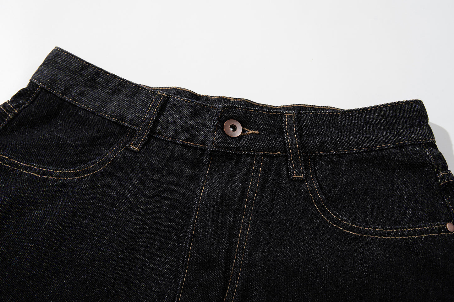 Wide Cargo Denim Half Jeans WN25807