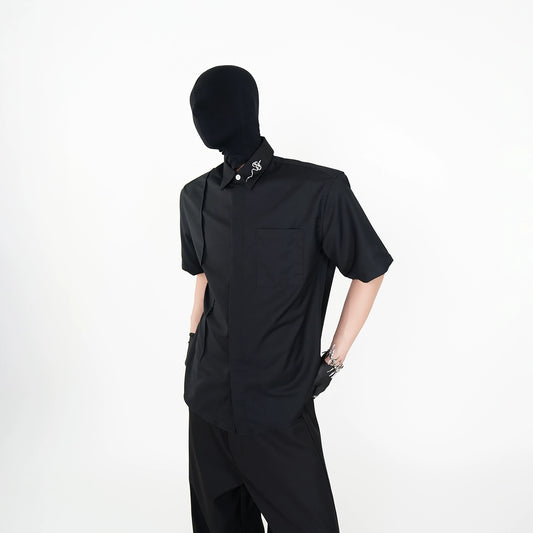 Pockets Design Short Sleeve Shirt WN17269