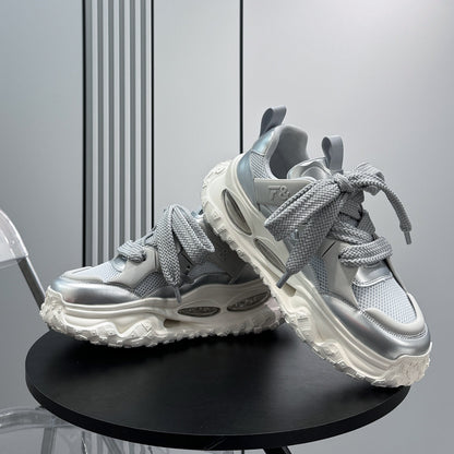 Mesh Strap Air Sole Chunky Sole Sneakers WN24658
