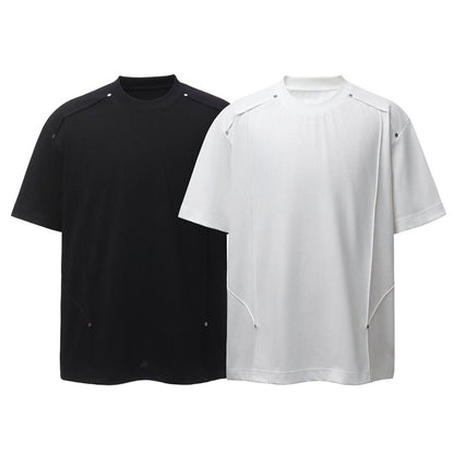 Panel Studs Short Sleeve T-Shirt WN26798